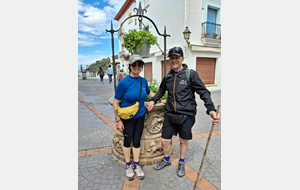Marie et Pascal en marcheurs 