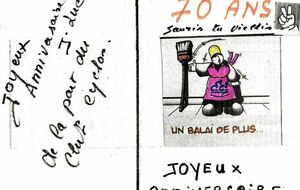 Christine pense à JL pour son anniversaire !!