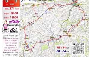 Sortie du dimanche 21 sept 2025