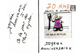 Christine pense à JL pour son anniversaire !!