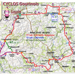 Parcours sortie MERCREDI 11 novembre